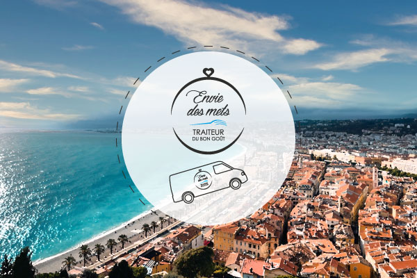 Logo Envie des mets sur la Promenade des anglas à Nice pour la livraison de repas sur Carros, Nice et Saint-Laurent-du-Var